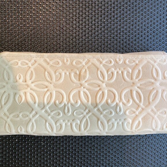 Alex and Ani Gabriel soft Leather Continental Wallet, blush, credit card,artisan - Picture 7 of 10